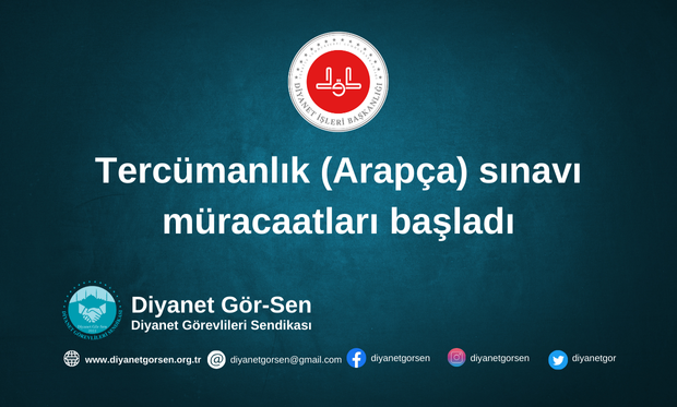 2025 Tercümanlık (Arapça) sınavı müracaatları başladı