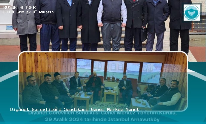 Diyanet Görevlileri Sendikası Genel Merkez Yönetim Kurulu Toplandı — Büyük slider görseli